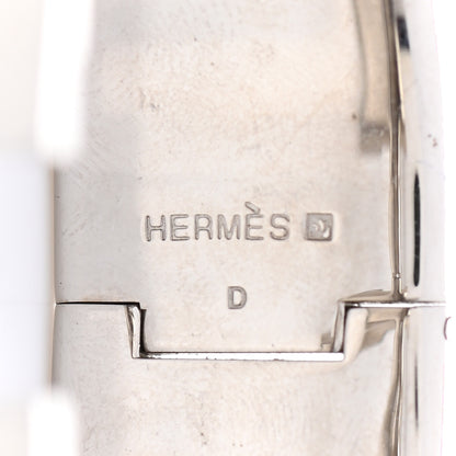 Hermes Enamel Wide Clic Clac H Bracelet GM Rose Dragee 4 of 5