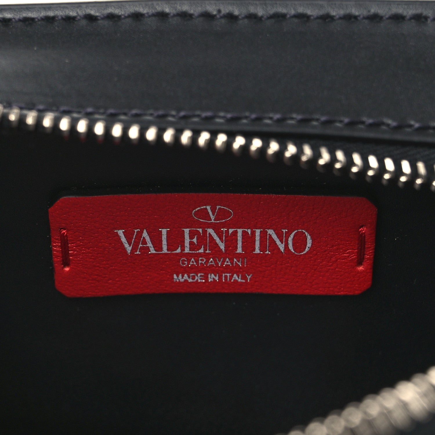 Valentino Garavani Calfskin VLTN Belt Bag Black Multicolor 5 of 7