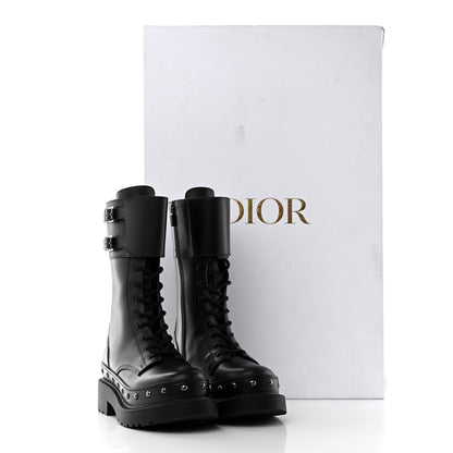 Christian Dior Calfskin Diorquake 25mm Combat Boots 36 Black 15 of 15