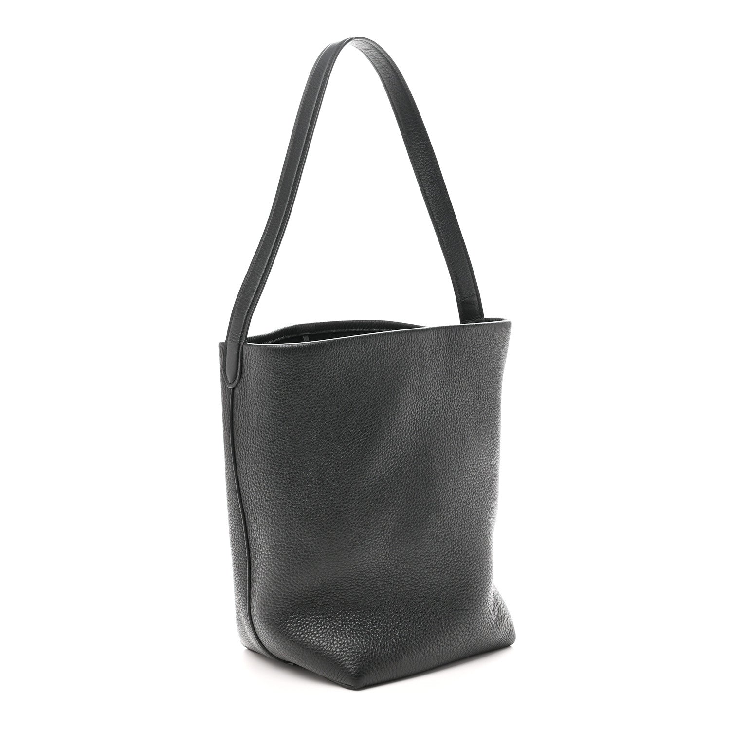 The Row Grained Calfskin Medium N/S Park Tote Black 3 of 9
