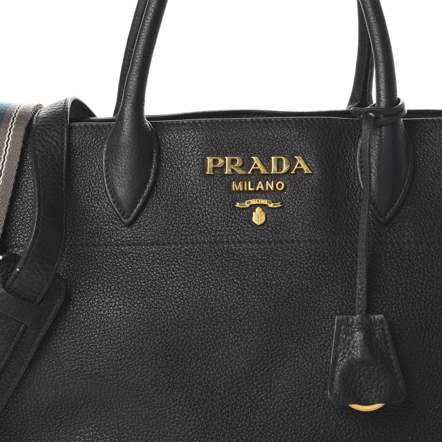 Vitello Daino Tote Black