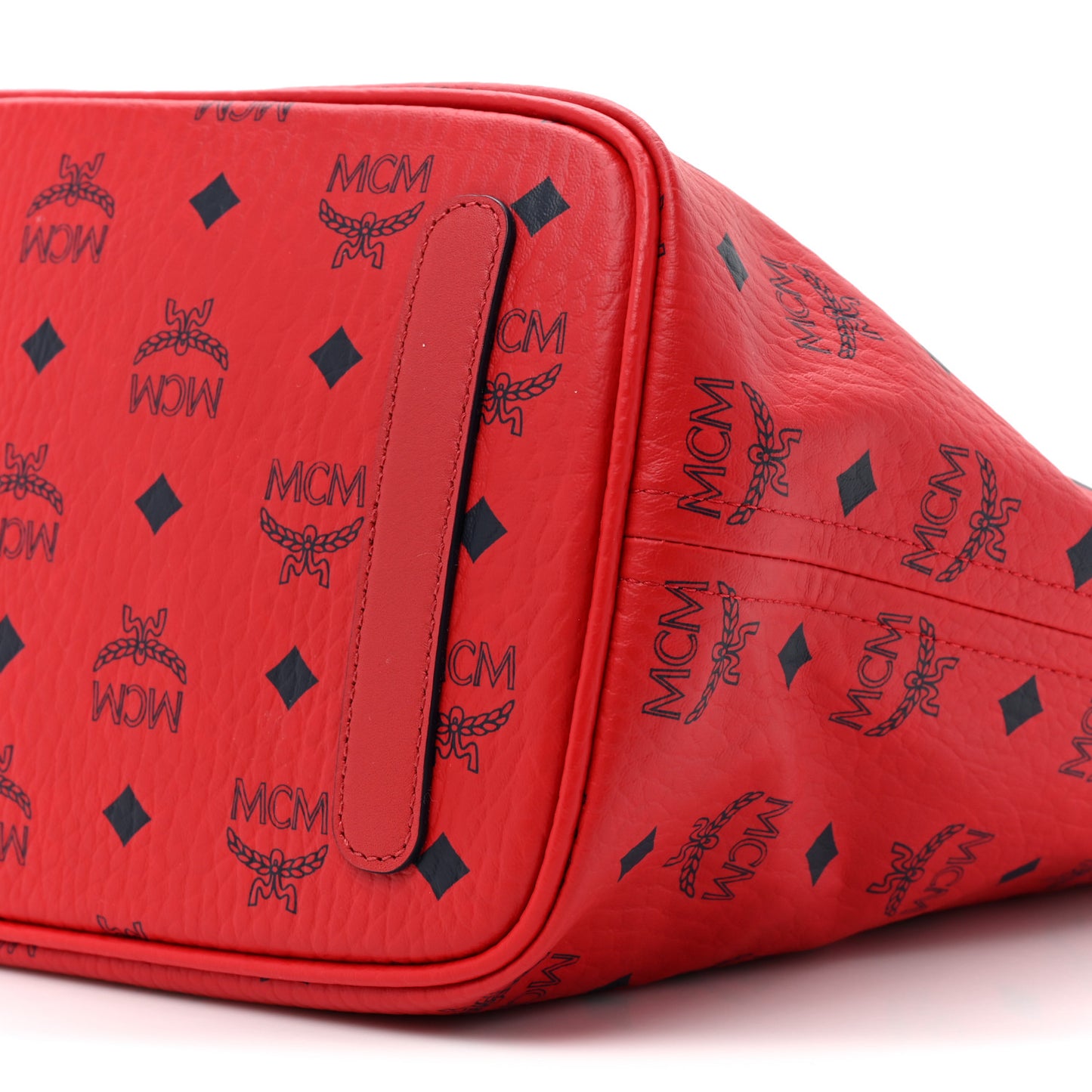 Visetos Medium Liz Reversible Shopper Tote Candy Red