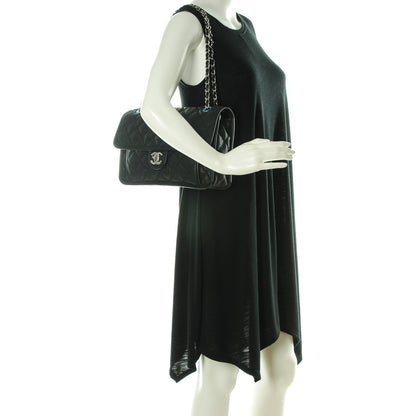 Chanel Caviar Quilted Large French Riviera Flap Black 2 of 8