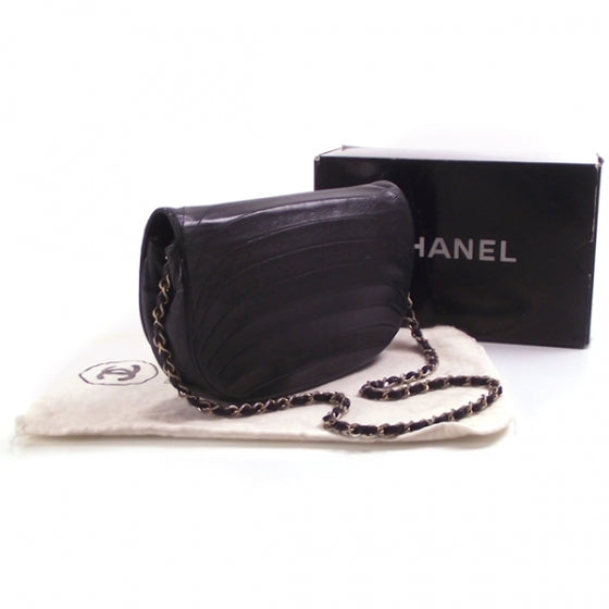 Chanel Lambskin CC Flap Chain Bag Black 3 of 13
