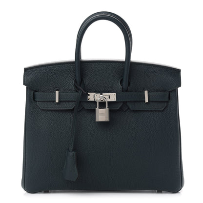 Hermes Togo Birkin 25 Vert Cypress 1 of 9