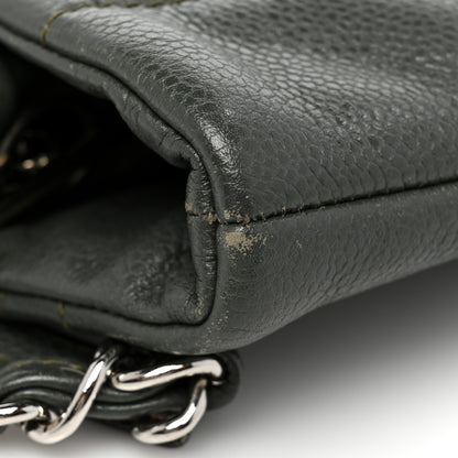 Chanel Caviar CC Timeless Shoulder Bag Gray 15 of 21