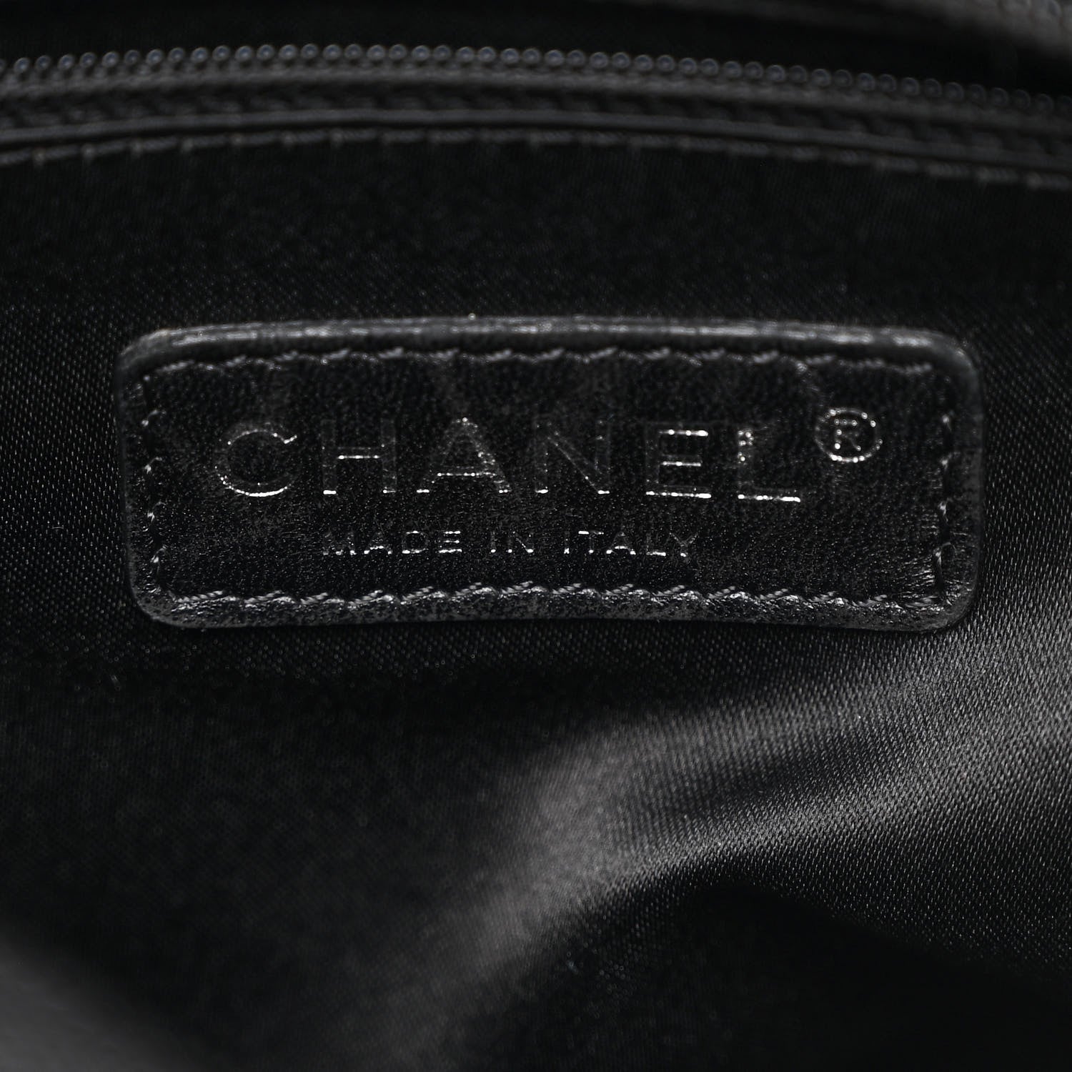 Chanel Canvas Paris Biarritz Small Tote White Black 6 of 12