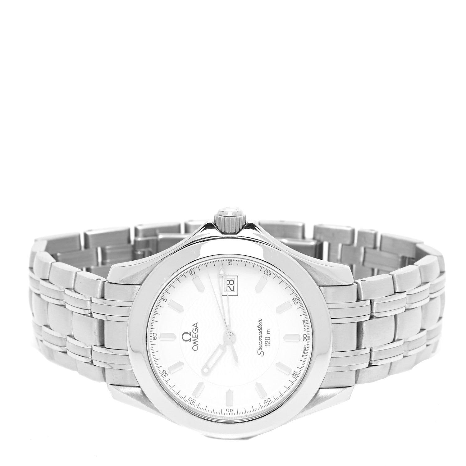 Omega Stainless Steel 36mm Seamaster Quartz Watch White 2511.21 2 of 4