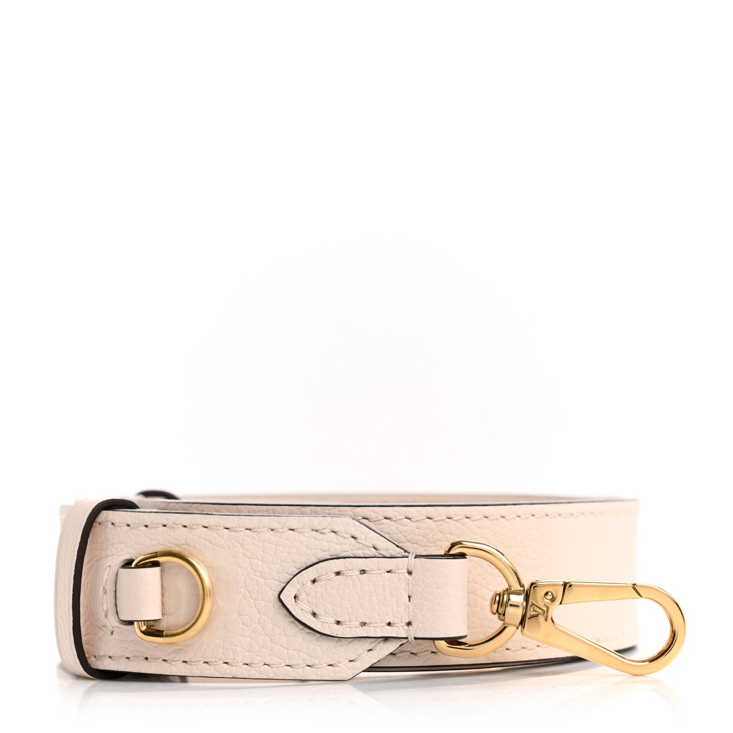 Calfskin Lockme Tender Adjustable Shoulder Strap Greige