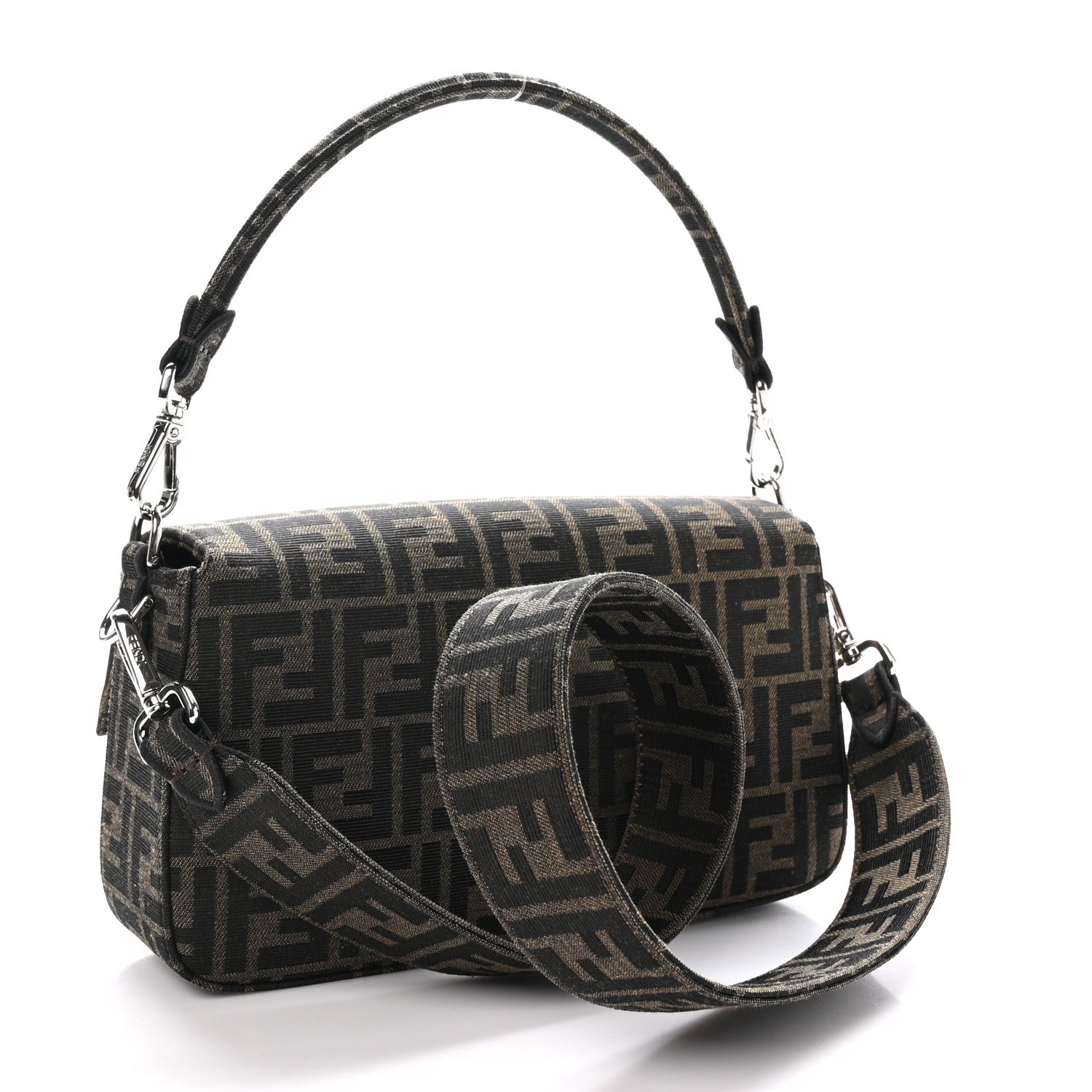 Fendi X FRGMT X POKEMON Glazed Fabric FF Pokemon Baguette Tobacco Moro Giallo 3 of 10