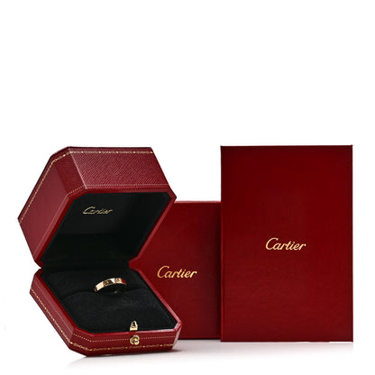 Cartier 18K Yellow Gold 3.5mm LOVE Wedding Band Ring 55 7.25 5 of 5