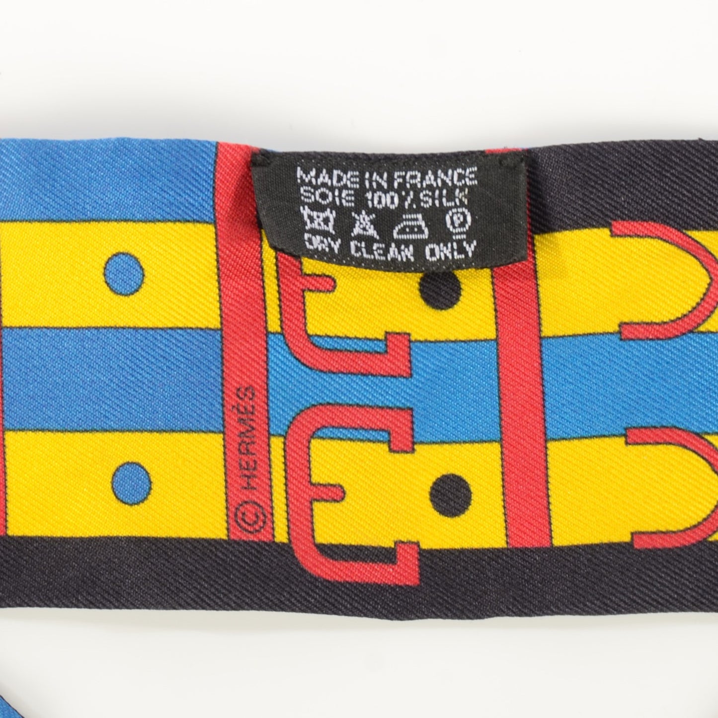 Silk Rocabar Twilly Bleu Noir Jaune