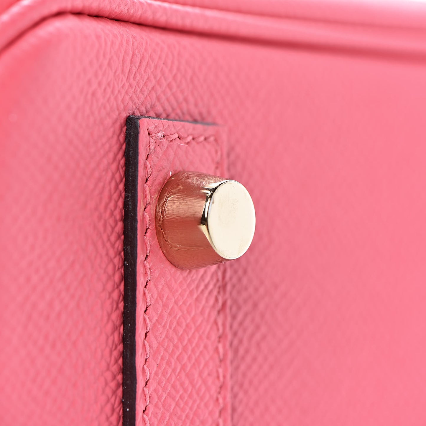 Epsom Horseshoe Birkin 30 Rose Azalee Jaune D'or