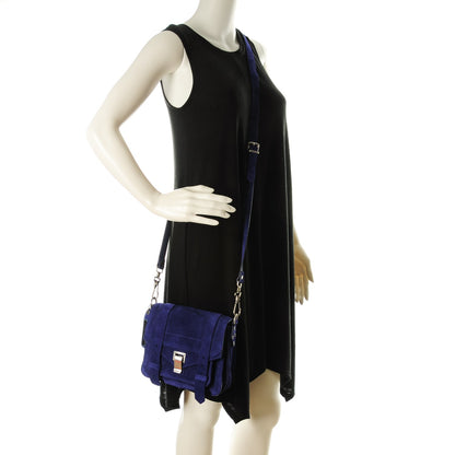 Proenza Schouler Suede PS1 Pouch Messenger Violet 2 of 7