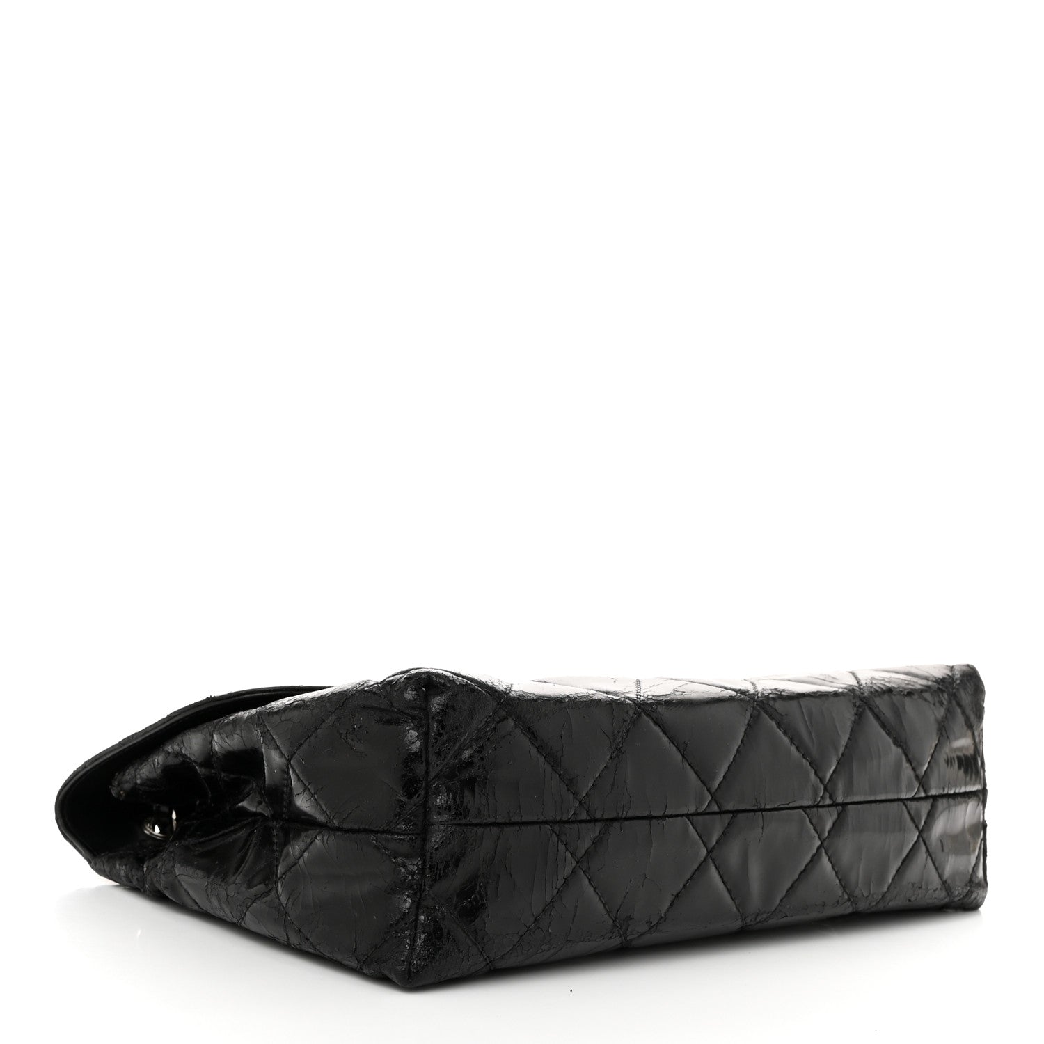 Chanel Vinyl Quilted In the Business Flap Bag Black 4 of 13