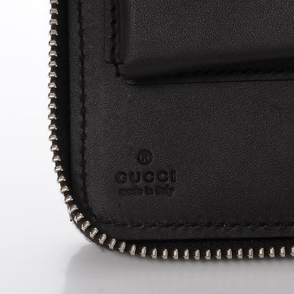 Gucci GG Supreme Monogram Travel Document Case Dark Brown 7 of 8