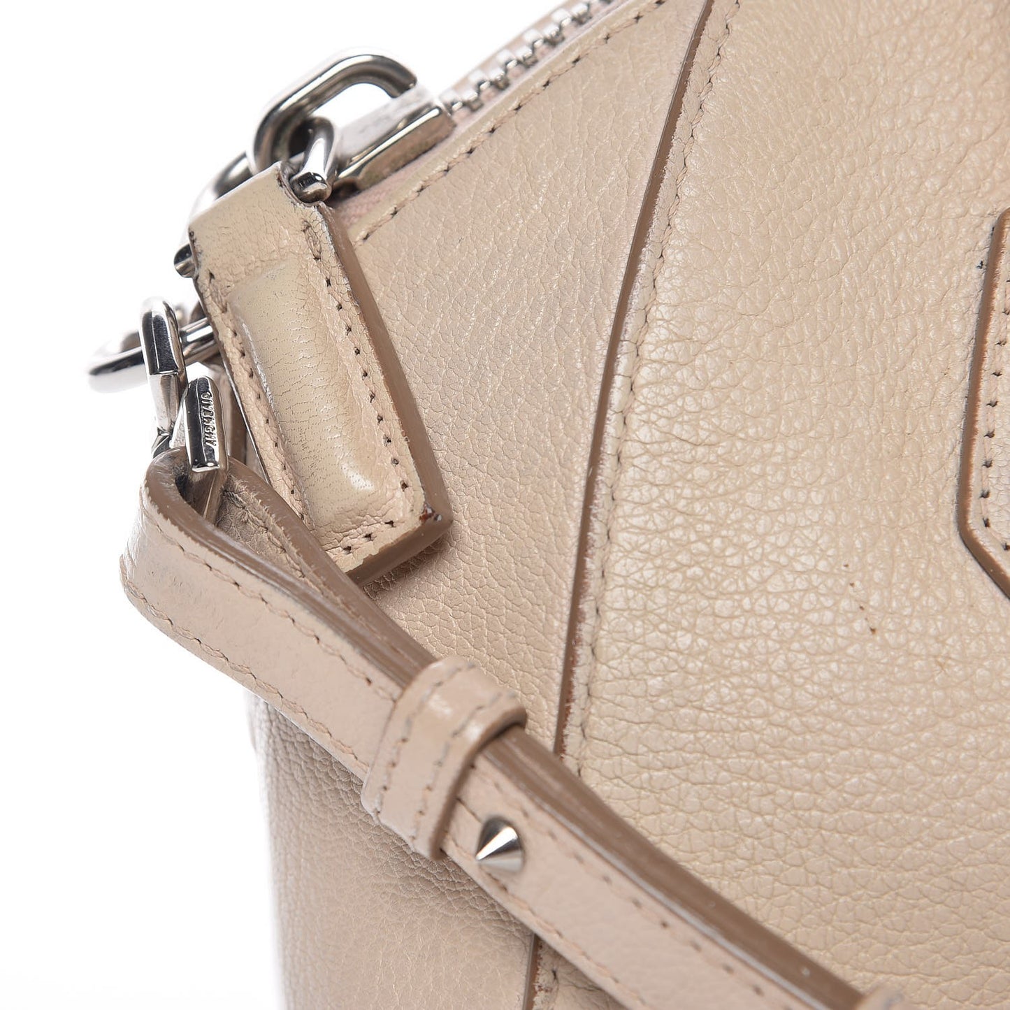 Sugar Goatskin Mini Antigona Nude Pink