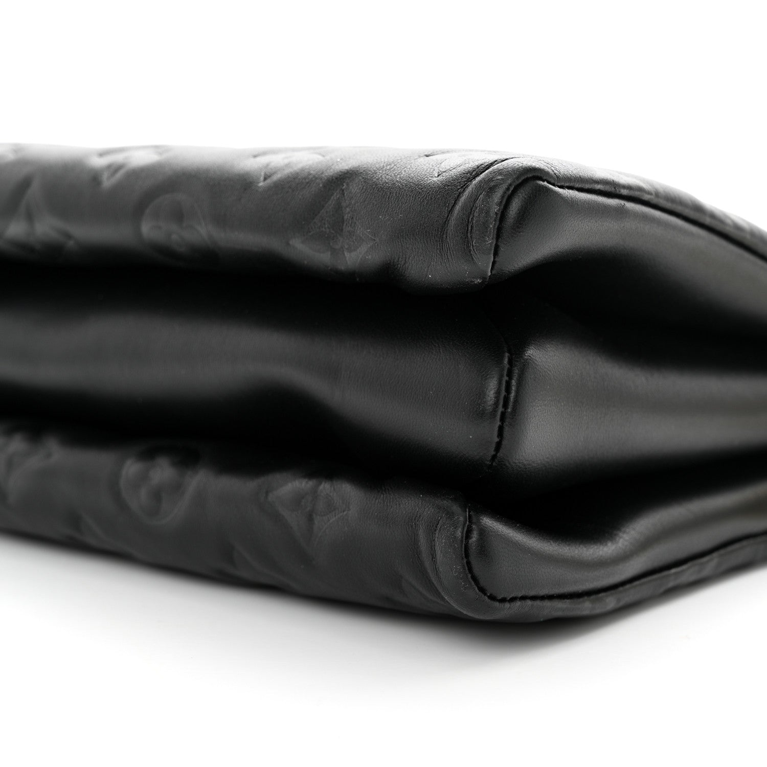 Louis Vuitton Lambskin Embossed Monogram Coussin PM Black 10 of 10