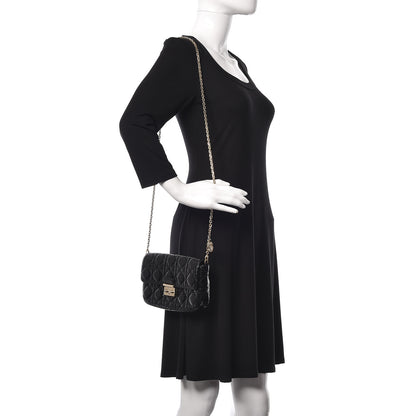 Christian Dior Patent Cannage Miss Dior Promenade Pouch Black 2 of 13
