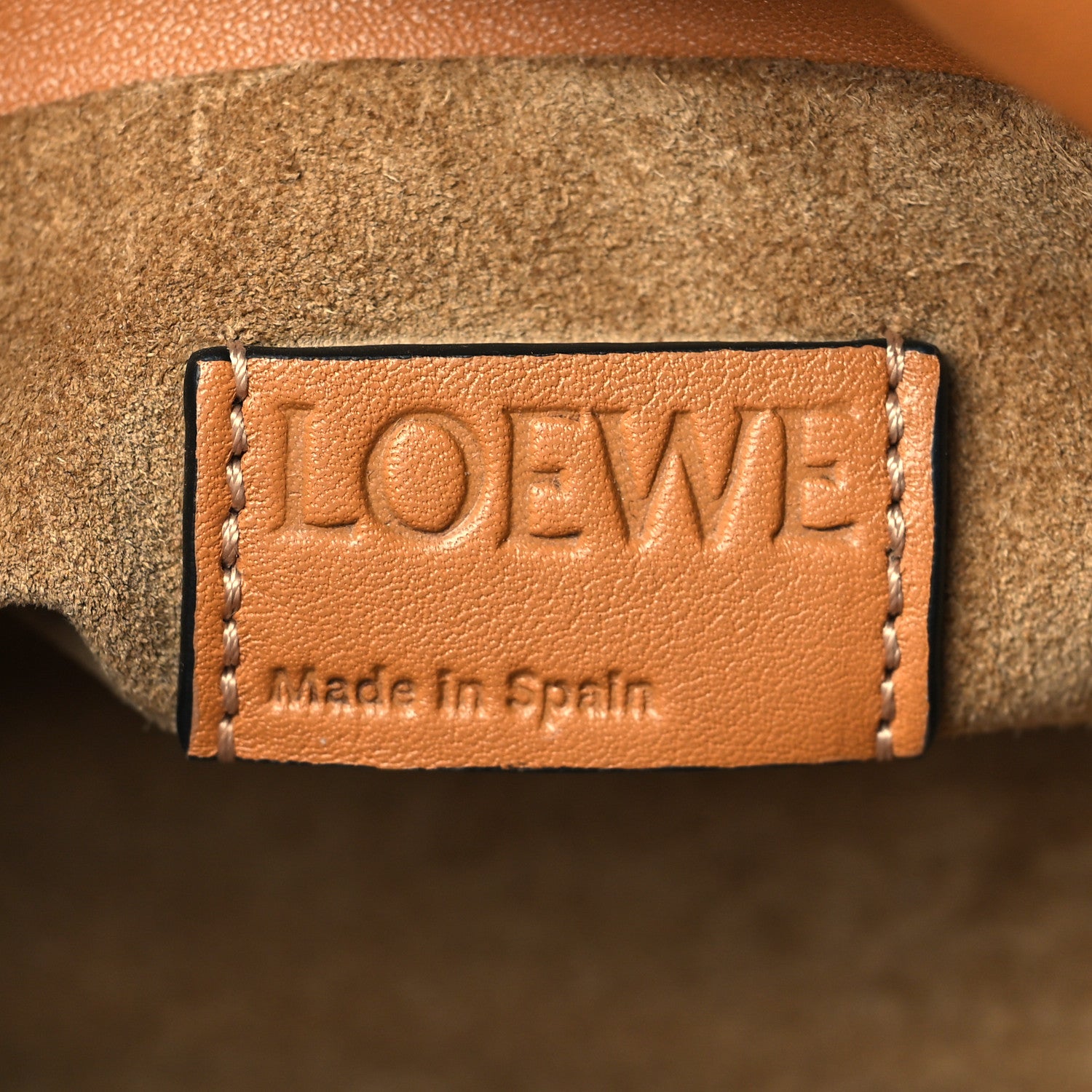 Loewe Calfskin Nano Flamenco Knot Clutch Warm Desert 6 of 10