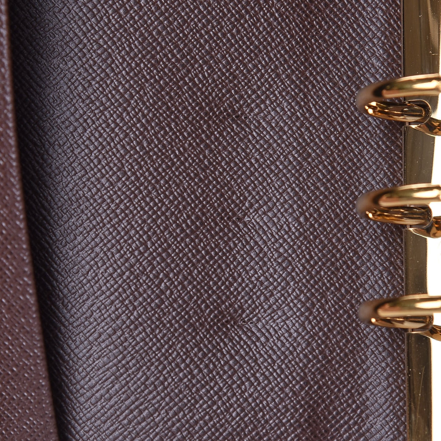 Damier Ebene Large Ring Agenda Cover