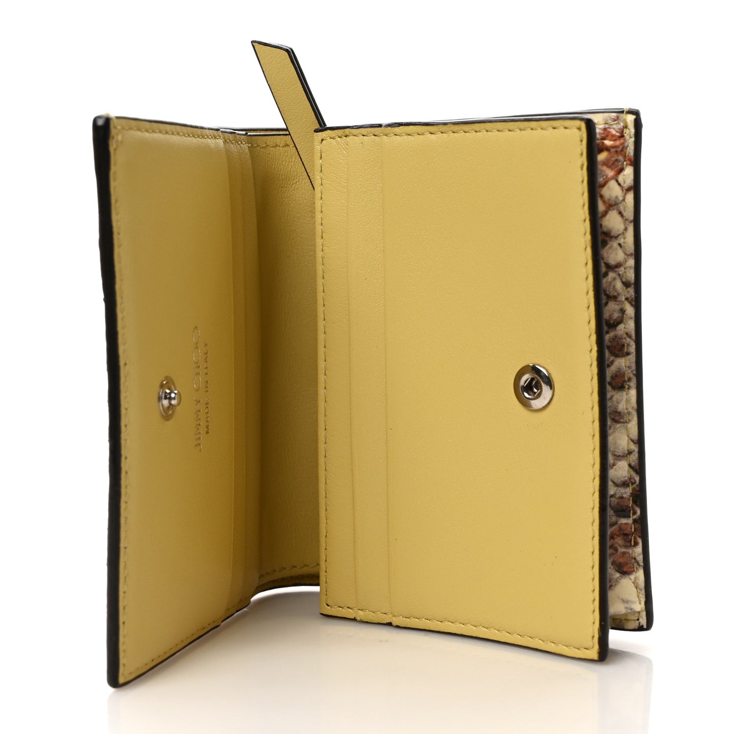Glossy Rainbow Elaphe Varenne Hanne Wallet Sunrise Mix Latte
