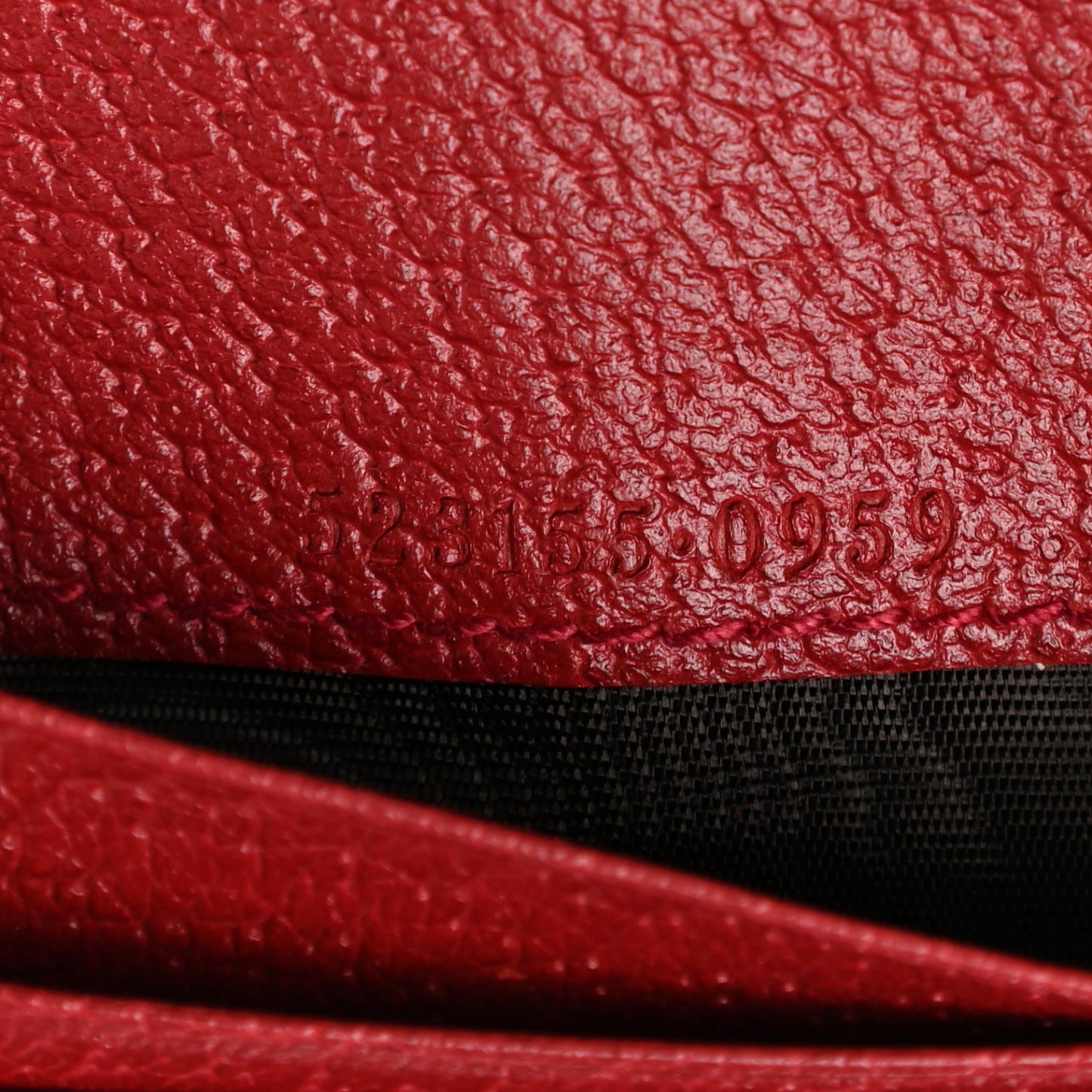 GG Supreme Monogram Flora Web Ophidia Card Case Red