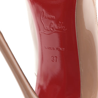 Christian Louboutin Patent So Kate 120 Pumps 37 Nude 7 of 8