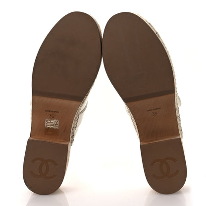 Chanel Patent Calfskin CC Turn Lock Clog 39 White 7 of 10