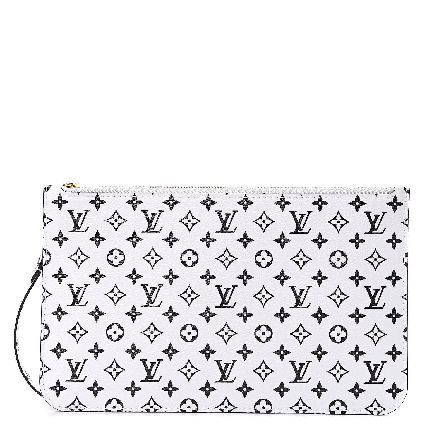 Louis Vuitton Monogram Giant Neverfull MM GM Pochette White 1 of 7