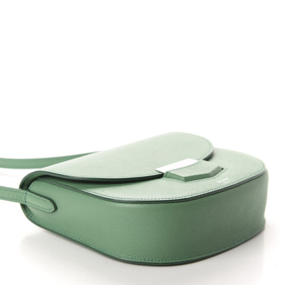Celine Grained Calfskin Small Trotteur Light Forest 4 of 9