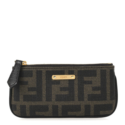 Fendi Zucca Spalmati Forever Coin Pouch Key Case Tobacco 1 of 7