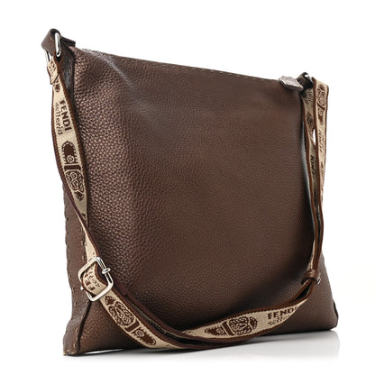 Fendi Cuoio Romano Selleria Messenger Brown 3 of 10