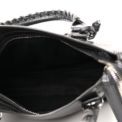 Balenciaga Agneau Classic Silver Hardware Mini City Anthracite 5 of 9