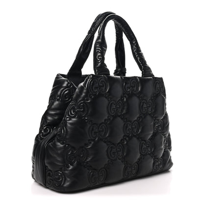 Gucci Calfskin GG Matelasse Large Tote Black 3 of 10
