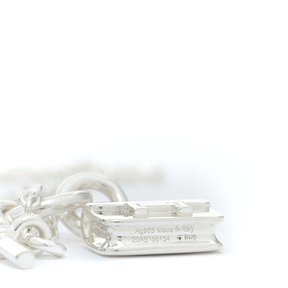 Hermes Sterling Silver Constance Amulettes Pendant Necklace 5 of 6