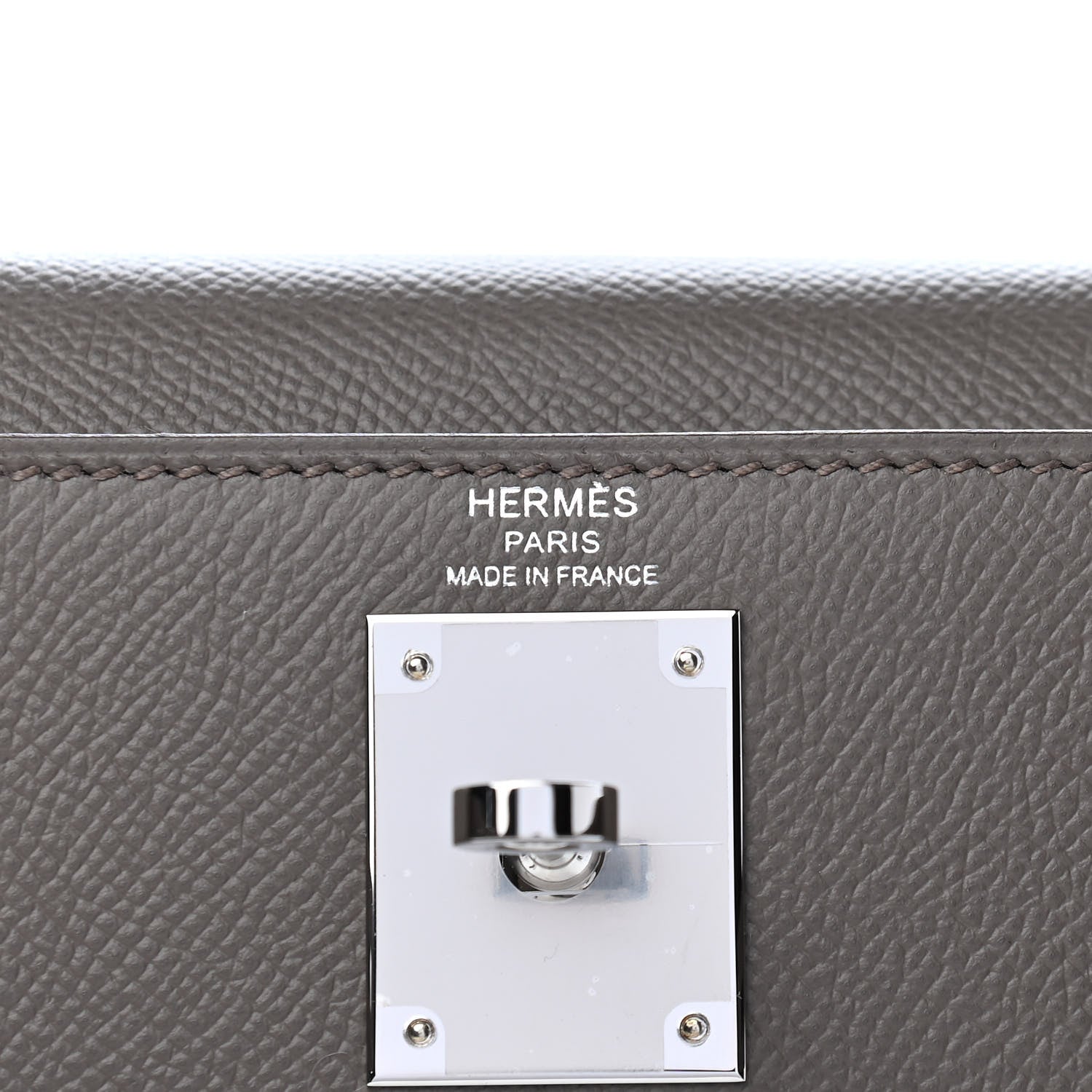 Hermes Epsom Kelly Sellier 28 Etain 7 of 10