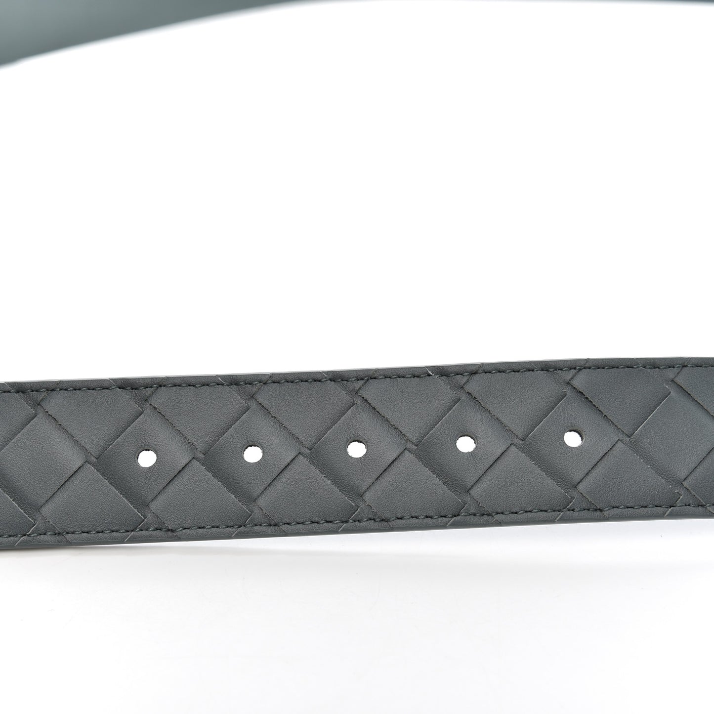 Nappa Intrecciato Belt 105 42 Slate