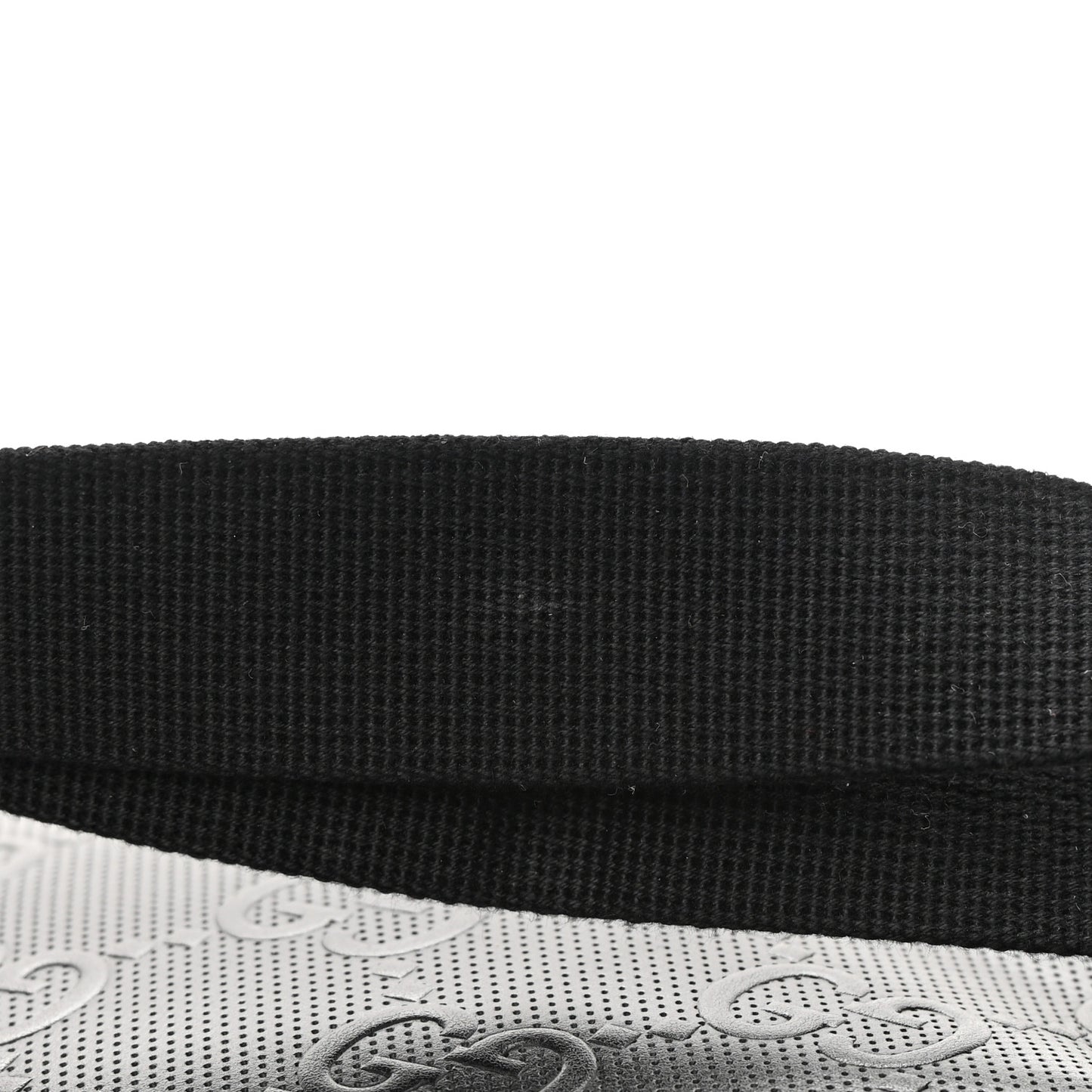 Calfskin GG Tennis Embossed Pocket Belt Bag Black