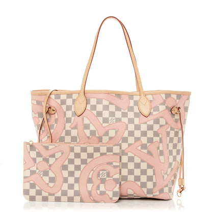 Louis Vuitton Damier Azur Tahitienne Neverfull MM 1 of 10