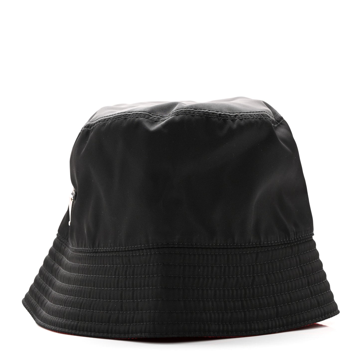 Nylon Bucket Hat S Black Rosso