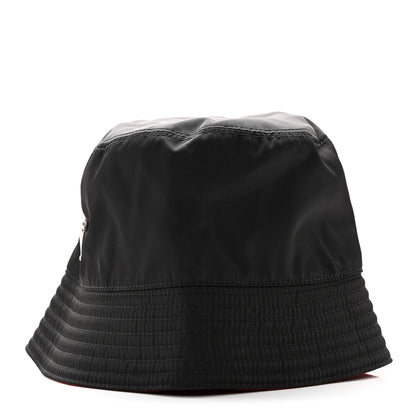 Prada Nylon Bucket Hat S Black Rosso 4 of 8