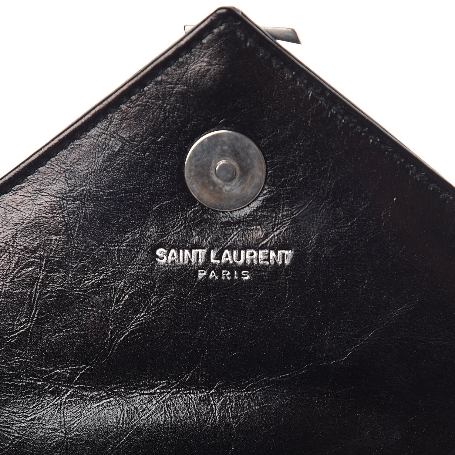 Saint Laurent Calfskin Matelassé Monogram Classic Baby Punk Chain Bag Black 6 of 10