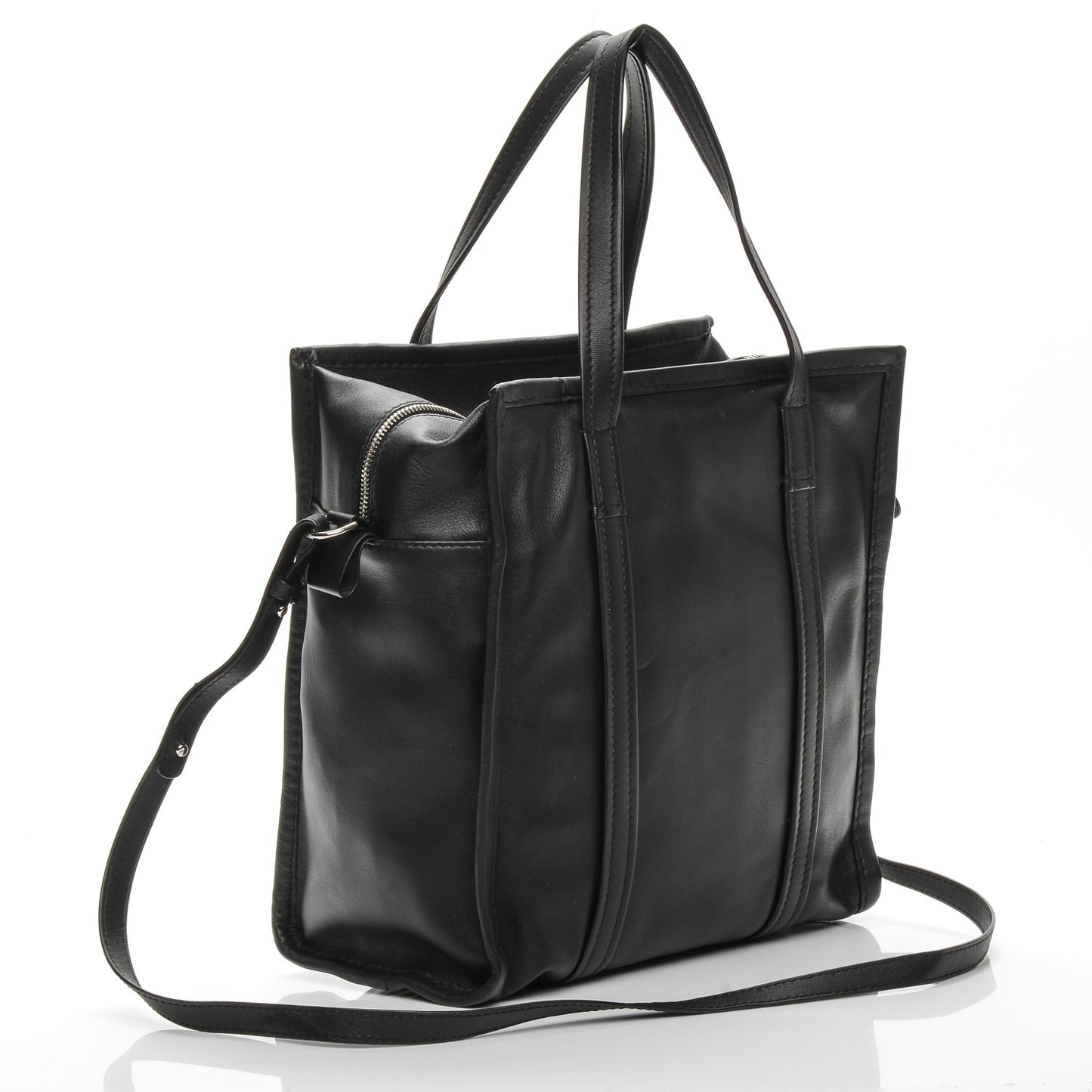 Agneau Small Bazar Shopper Tote Black