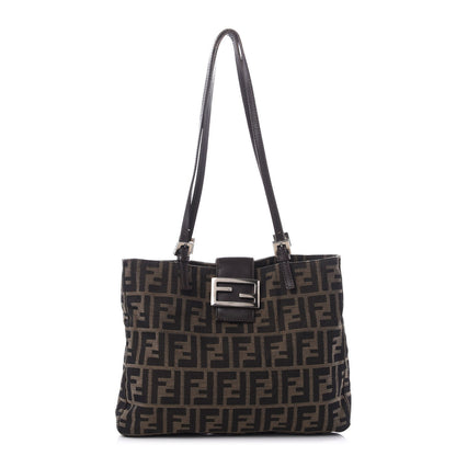 Fendi Zucca Shoulder Bag Tobacco 1 of 9