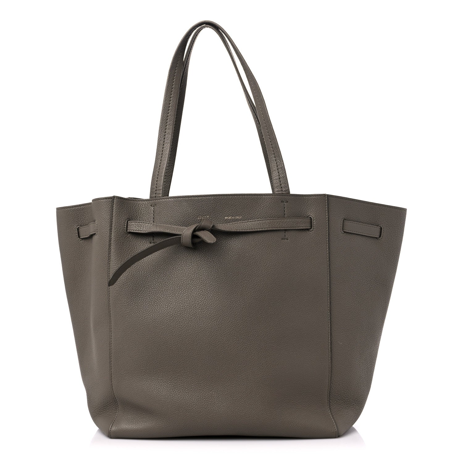 Celine Soft Grained Calfskin Small Belt Cabas Phantom Taupe 1 of 11