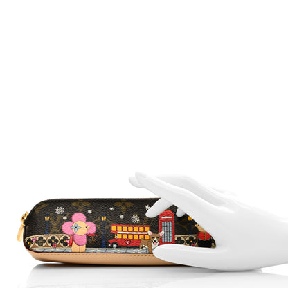 Louis Vuitton Monogram Monogram 2021 Christmas Animation London Elizabeth Pencil Pouch Coquelicot 2 of 7