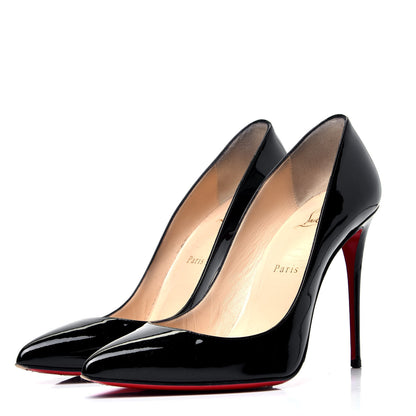 Christian Louboutin Patent Pigalle Follies 100 Pumps 39.5 Black 4 of 9