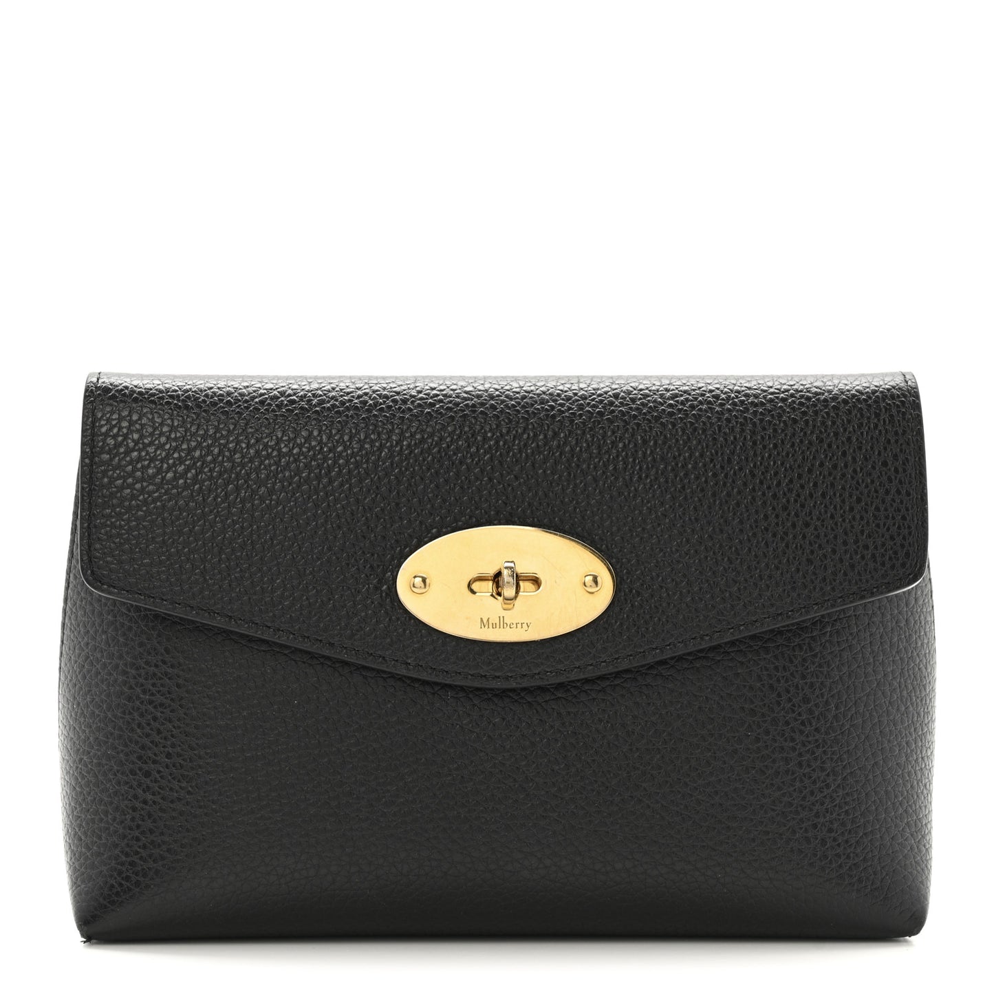 Small Classic Grain Darley Cosmetic Pouch Black