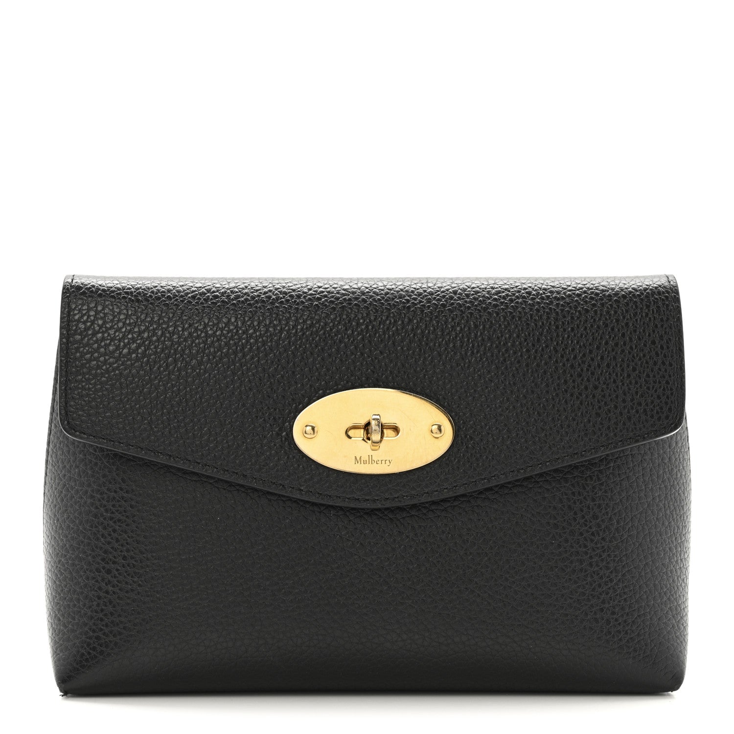 Mulberry Small Classic Grain Darley Cosmetic Pouch Black 1 of 11